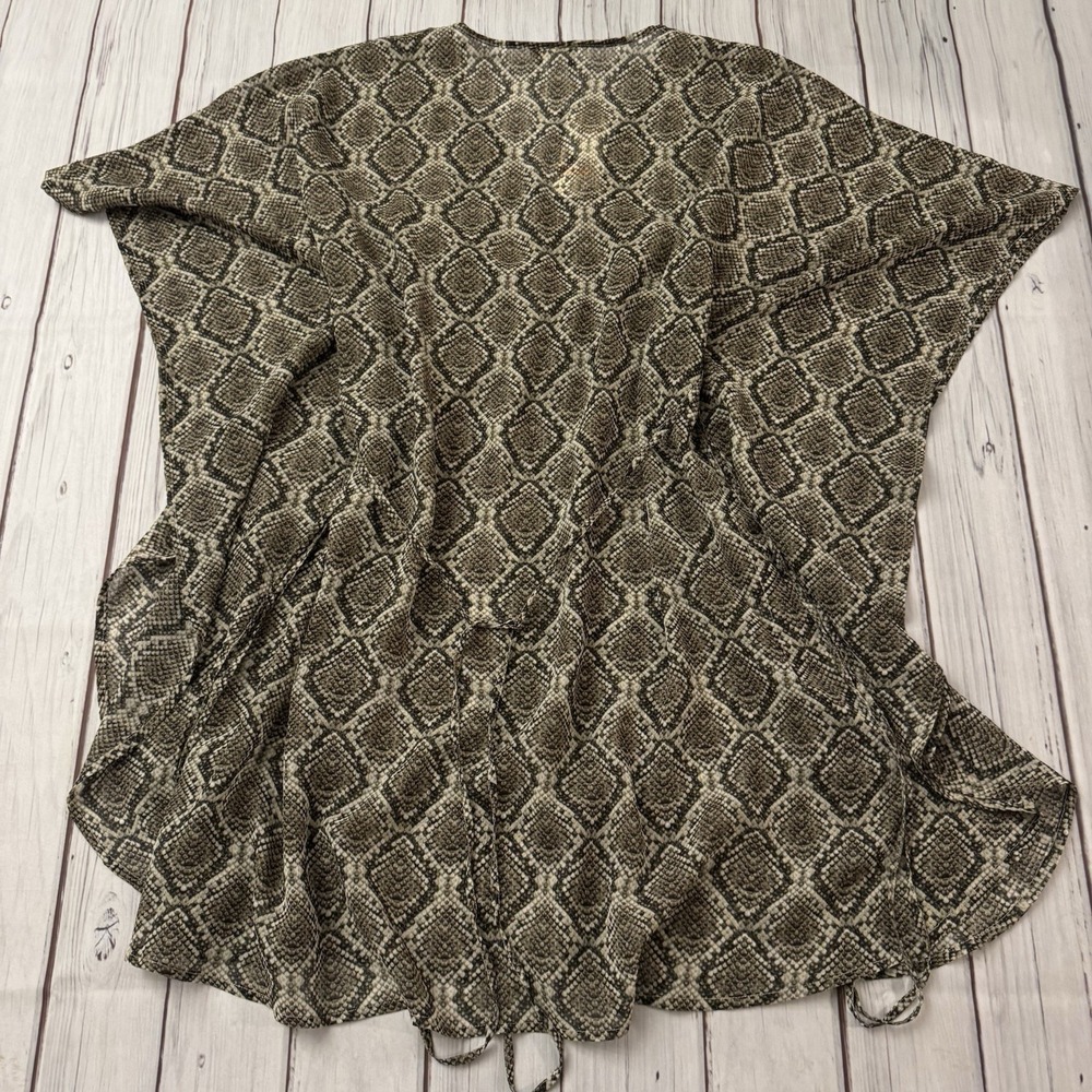 NWT‎ Tommy Bahama Snakeskin Print Sheer Swim Beach Cover Up Womens S/M Python - Picture 8 of 8
